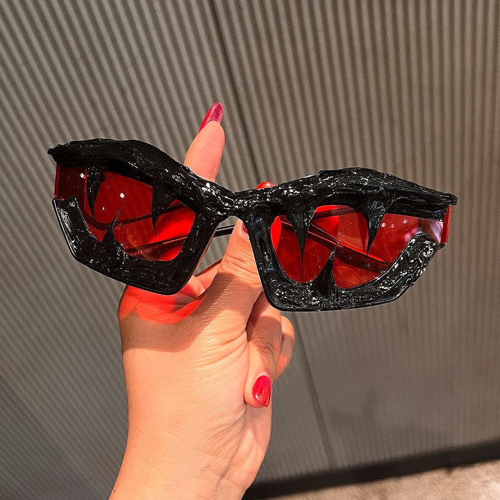 Women's Futuristic Sport Sunglasses with Extraordinary Unicorn Design Kalsten