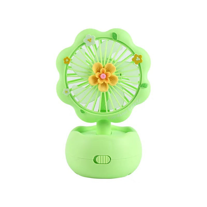 Unisex portable children's table fan with butterfly design, rechargeable and quiet Kalsten