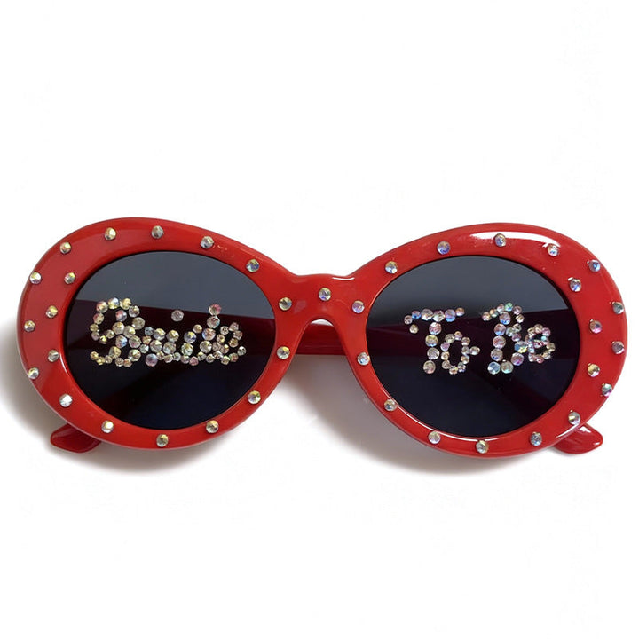 Rhinestone-Embellished Bridal Sunglasses Kalsten