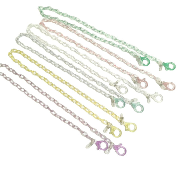 Handmade Glasses Holder Chain Made of Transparent Material Kalsten