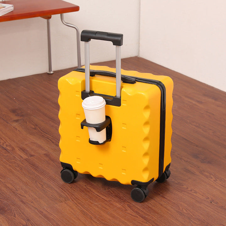 Unisex Innovative Textured Carry-On Spinner Suitcase Kalsten