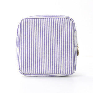 Cosmetic storage bag with fine stripe pattern Kalsten
