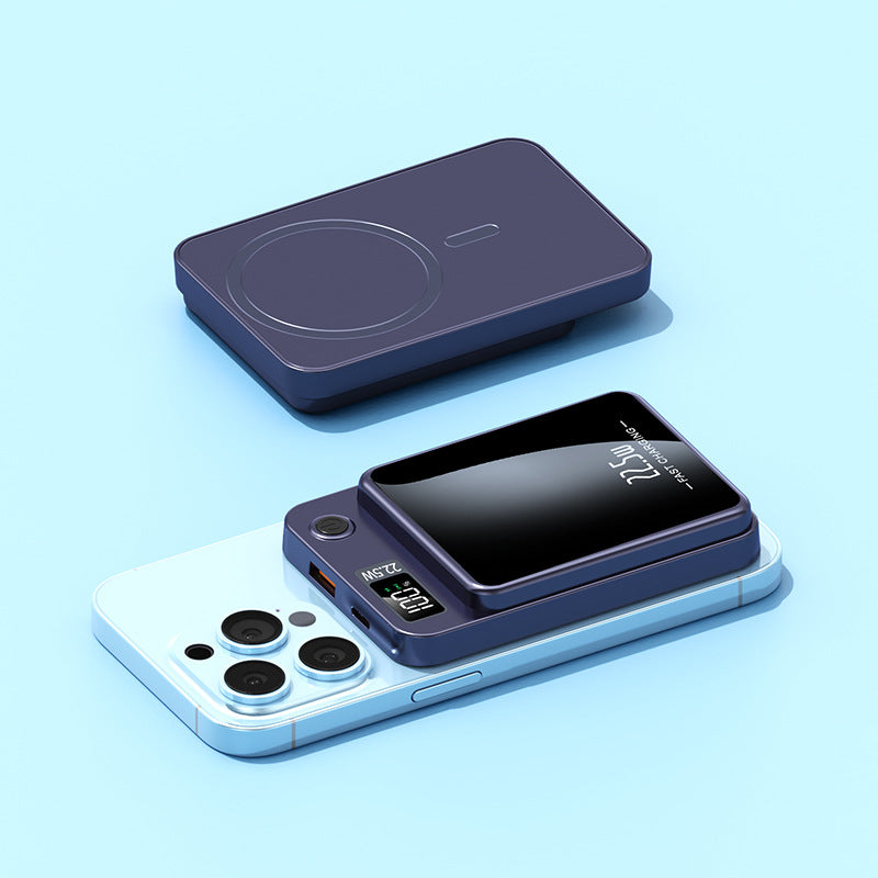Portable fast-charge power bank with LED display and wireless charging function Kalsten