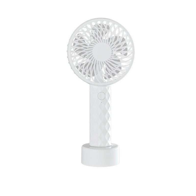 Women's Portable Mini Hand Fan with Ergonomic Grip and USB Charging Function Kalsten