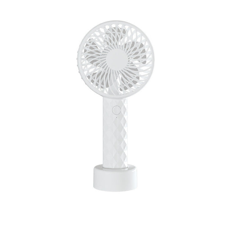 Women's Portable Mini Hand Fan with Ergonomic Grip and USB Charging Function Kalsten