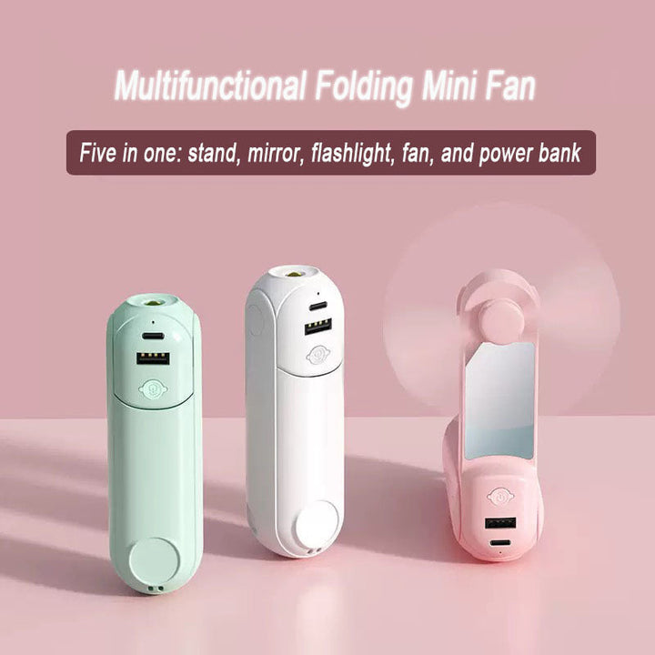 Women Portable USB Fan with Flexible Mount Kalsten