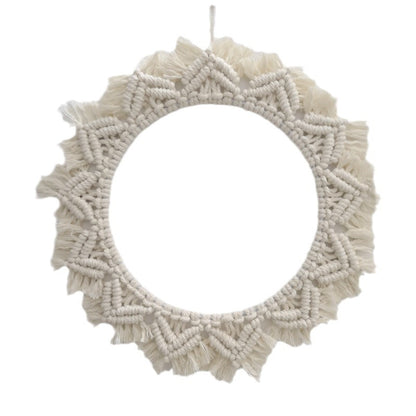Decorative Macrame Wall Mirror Acalora
