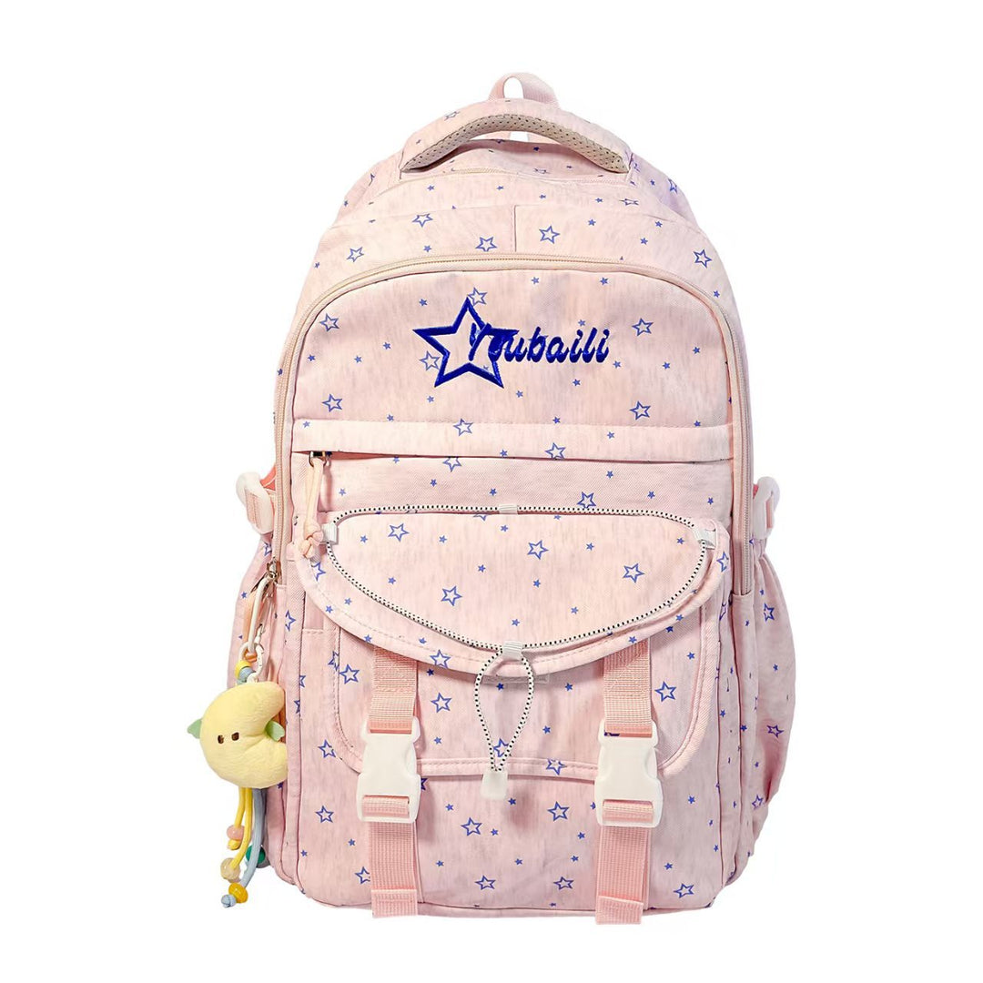Star Patterned Student Backpack Kalsten