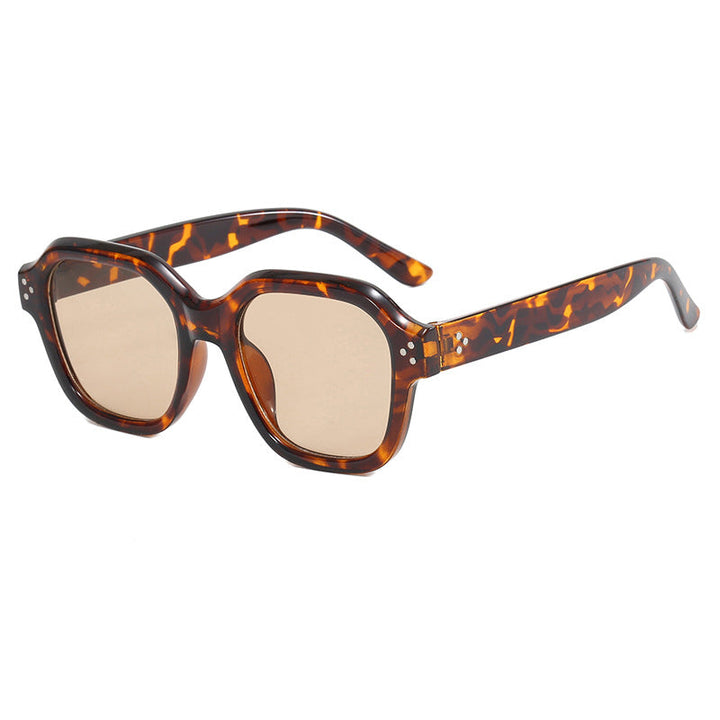 Ladies fashionable square sunglasses with mirrored lenses Kalsten