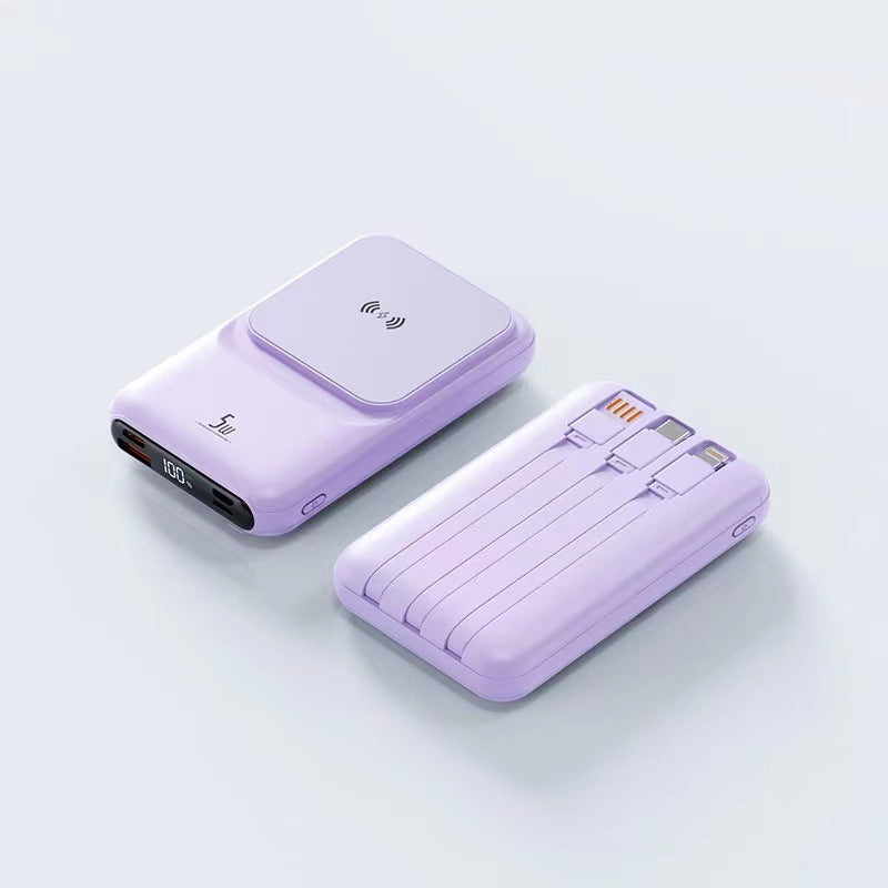 Portable Wireless Charger with Integrated Multi-Charging Station Kalsten
