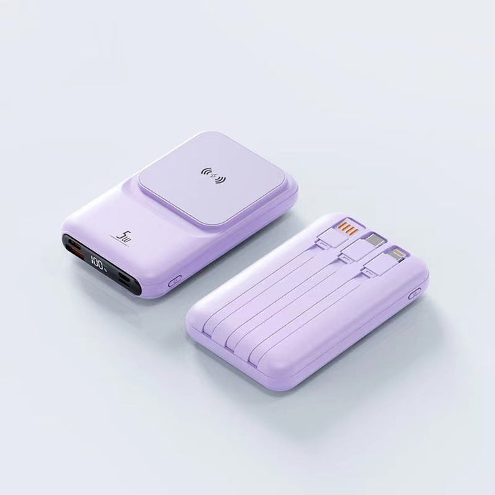 Portable Wireless Charger with Integrated Multi-Charging Station Kalsten