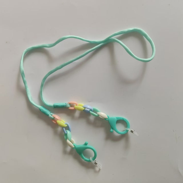Glasses holder chain with Colorful beads and sturdy clips Kalsten
