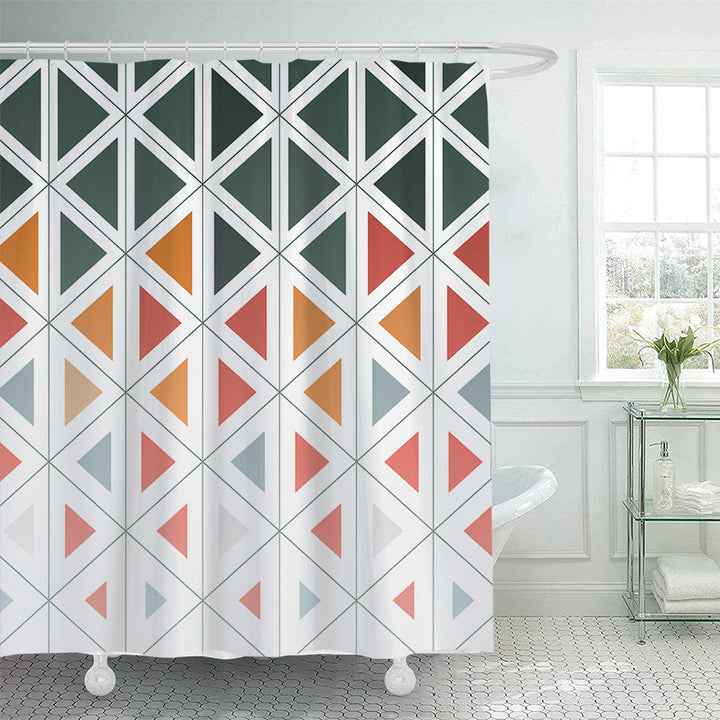 Modern Geometric Shower Curtain Kalsten