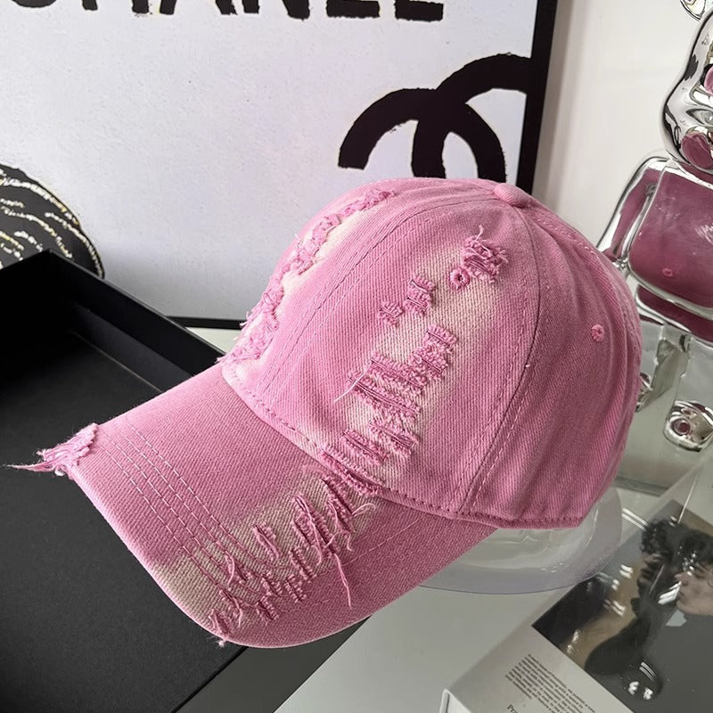 Unisex Distressed Denim Cap Kalsten