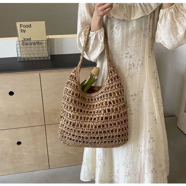 Handcrafted Large Macrame Shoulder Bag Kalsten