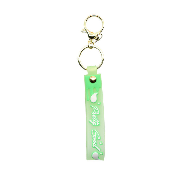 Unisex keychain made of high-quality silicone with playful design Kalsten