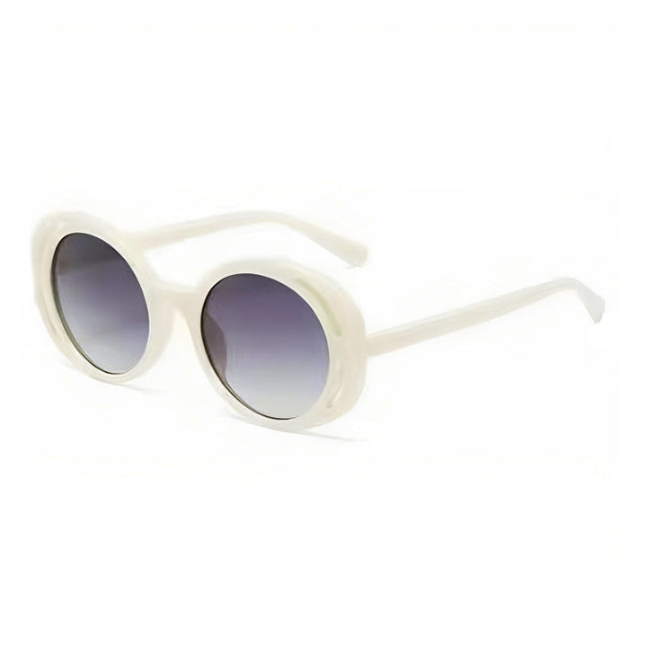 Women Oval Designer Sunglasses with Classic Detail Kalsten