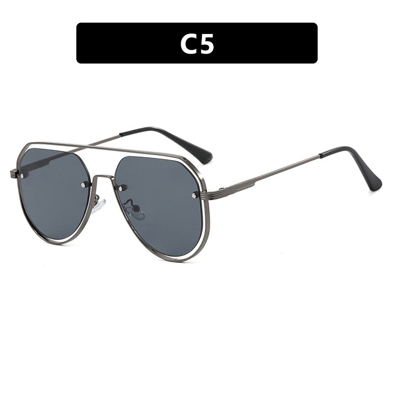 Women's stylish pilot sunglasses with innovative design and UV protection Kalsten