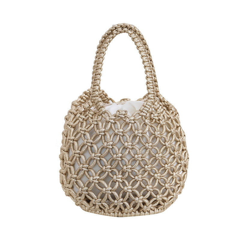 Handcrafted Shopper Bag Made of Fine Macramé Kalsten