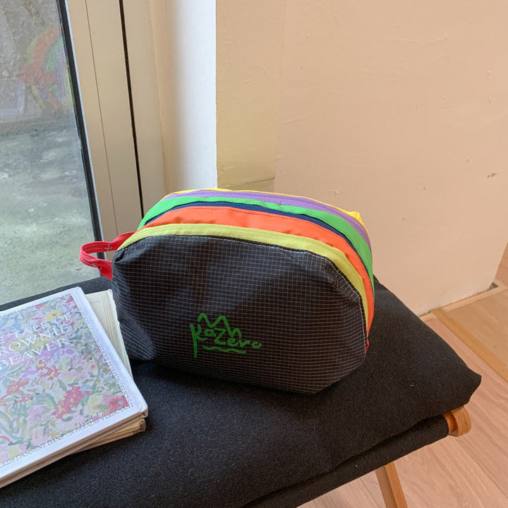 Multi-Zipper Cosmetic Bag Kalsten