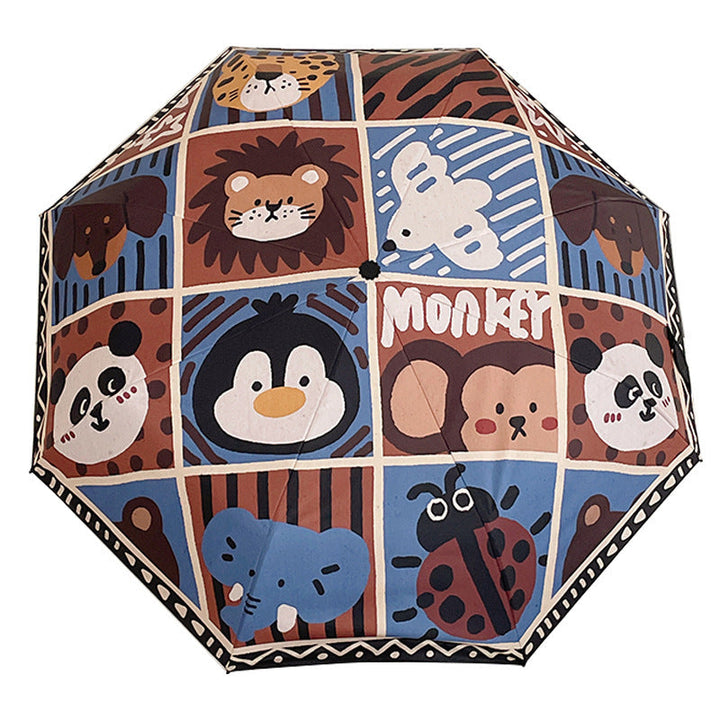 Women's folding umbrella with creative geometric design Kalsten