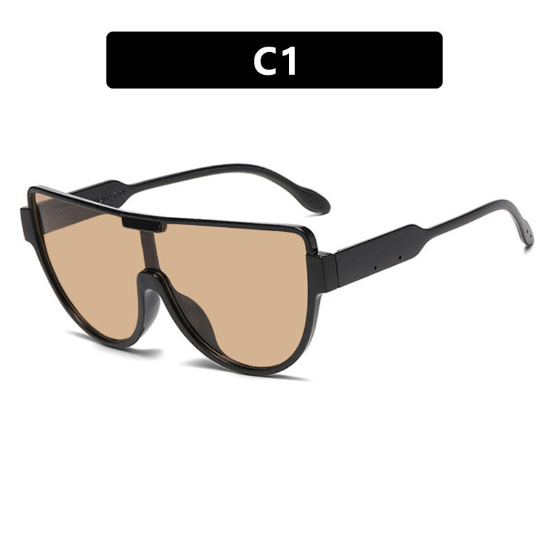 Women’s Fashion Sunglasses with Futuristic Shield Design Kalsten