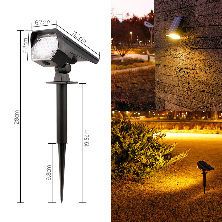 Adjustable Solar LED Landscape Spotlight Stake Kalsten
