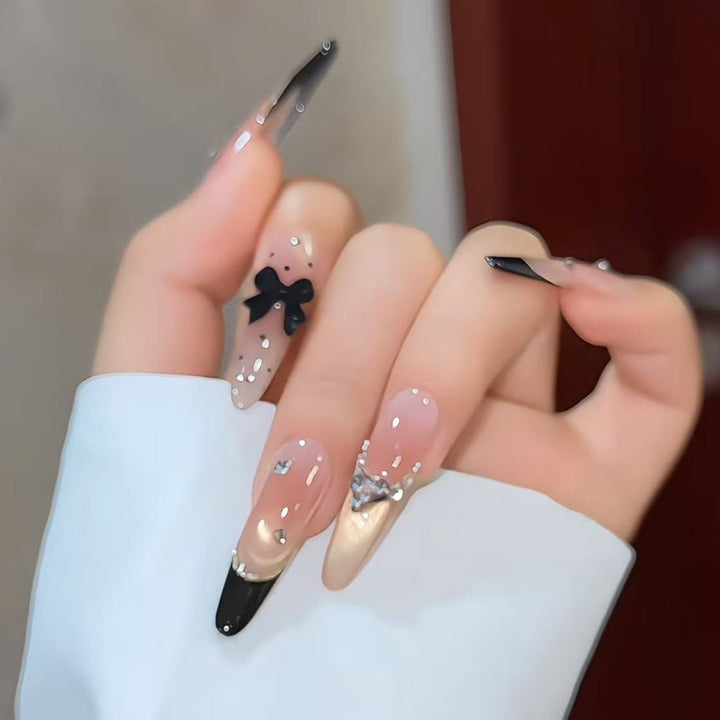 Elegant Pointed Tip Press-On Nail Extensions Kalsten