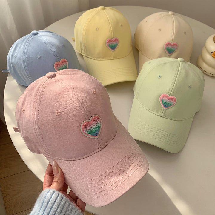 Women's Casual Heart Embroidered Baseball Cap Kalsten