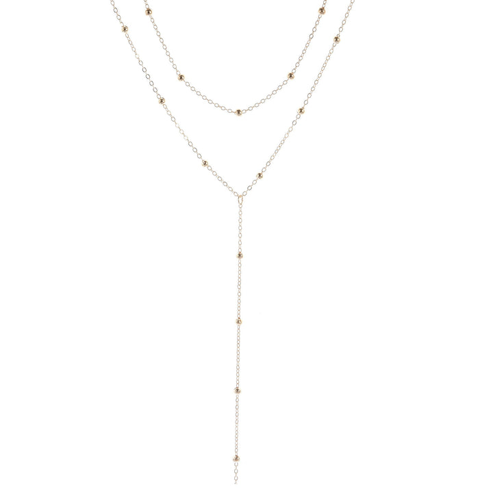 Multi-Layered Lariat Necklace Kalsten