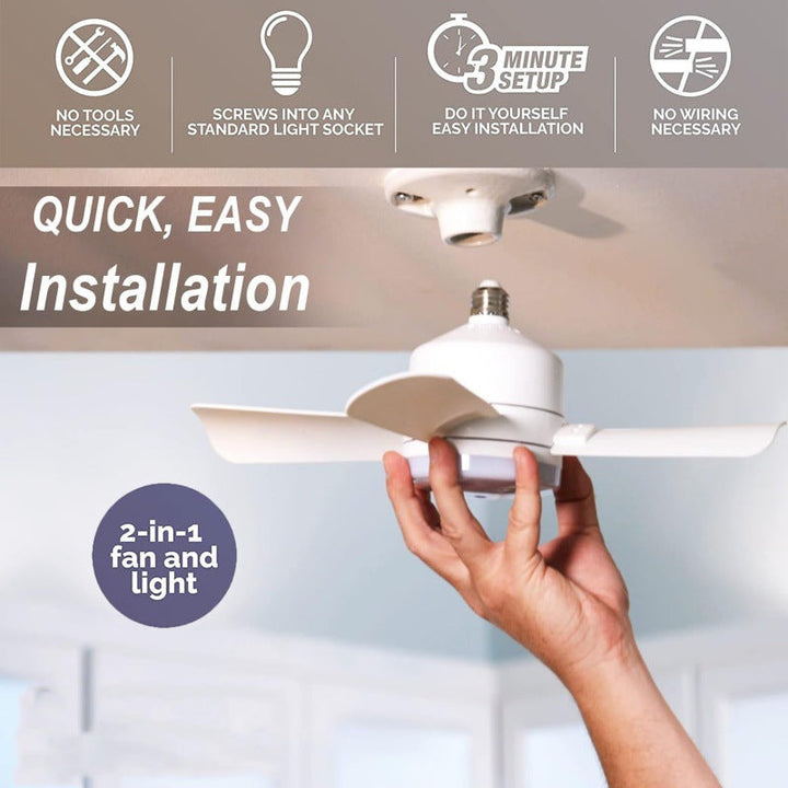 Adjustable LED Fan Light with Remote. | Kalsten