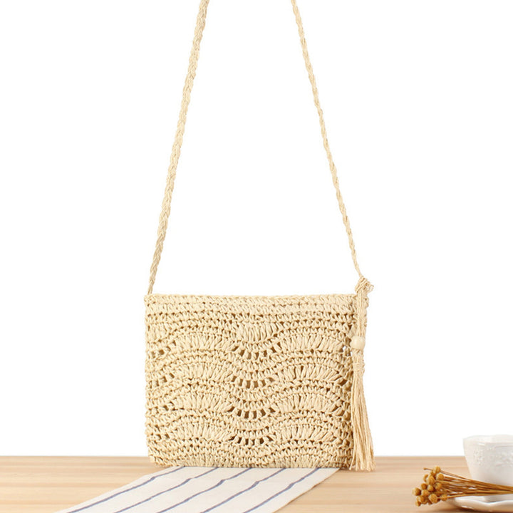 Handmade shoulder bag with elegant pattern mix Kalsten