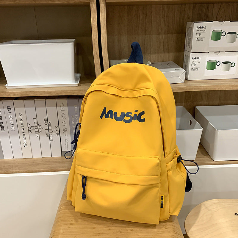 Casual Music-Themed Backpack Kalsten