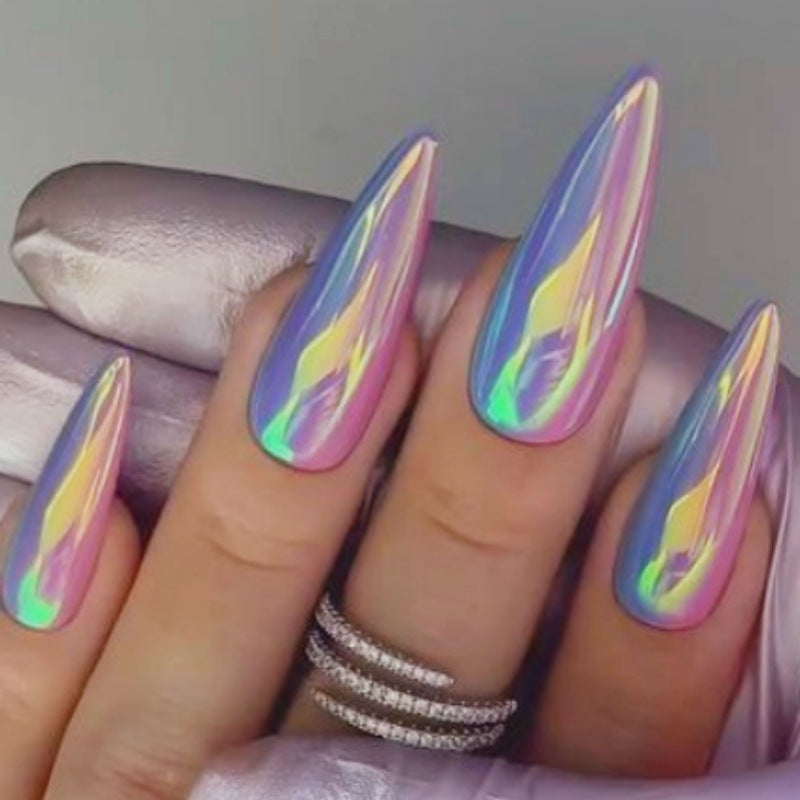 Premium Glossy Long Press-On Nails Kalsten