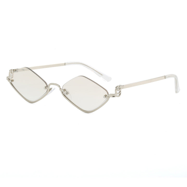 Women's fashionable square sunglasses with luxurious metal frame Kalsten