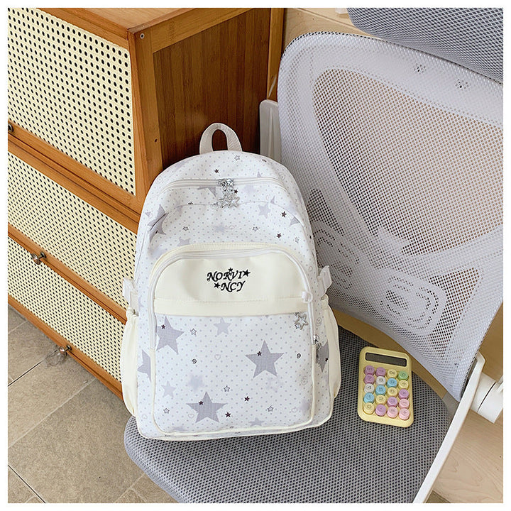 Children's Whimsical Star-Embellished School Backpack