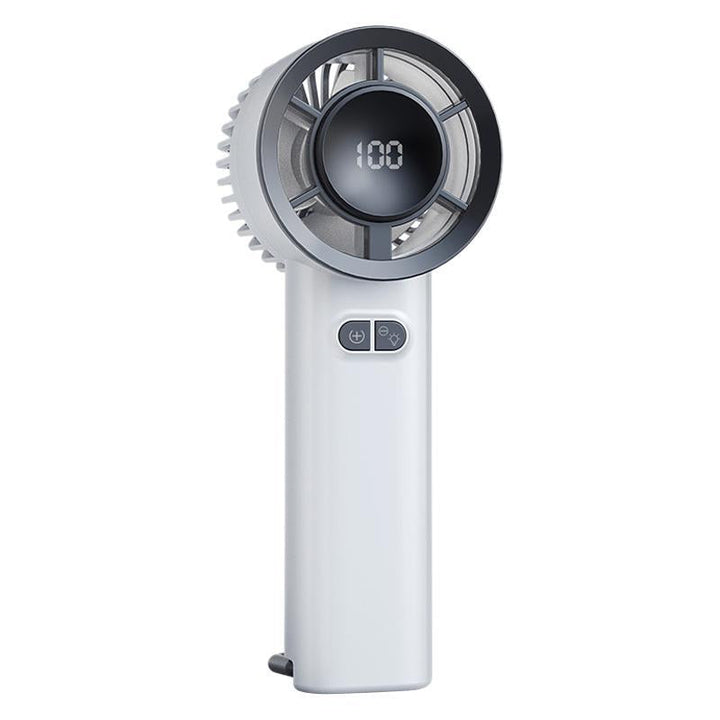 Women Portable Hand Fan with Digital Display Kalsten