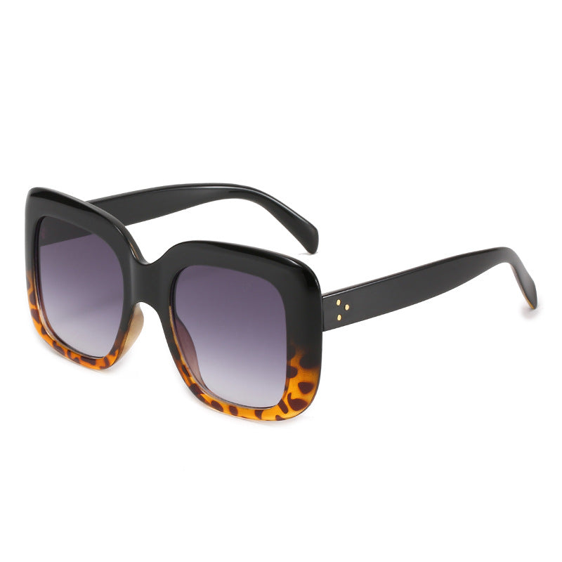 Women's oversized square sunglasses with high-quality plastic frame Kalsten