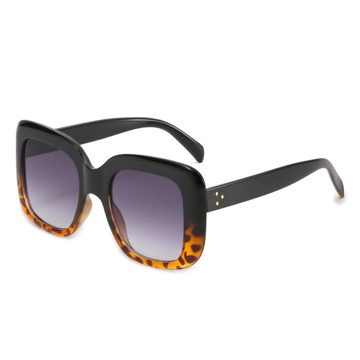 Women's oversized square sunglasses with high-quality plastic frame Kalsten