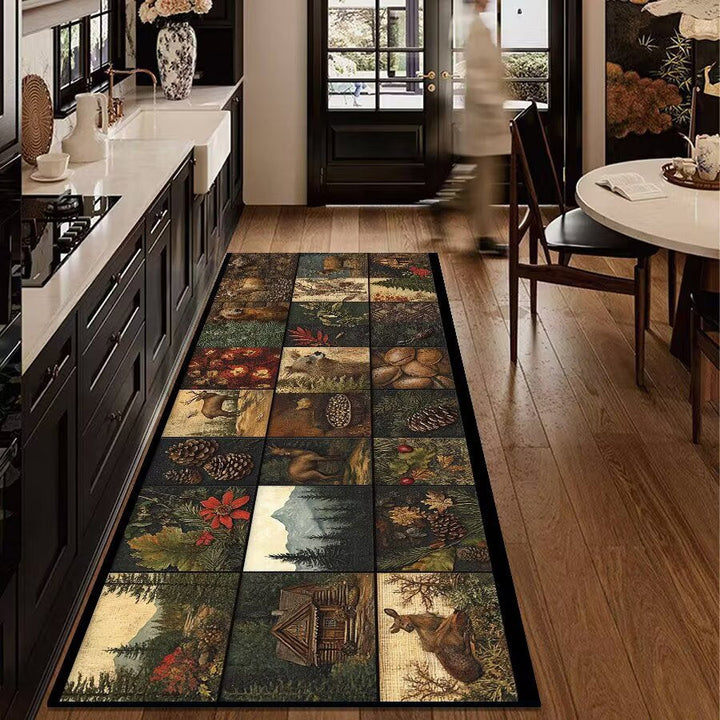 Rustic Outdoor Adventure Area Mat Kalsten