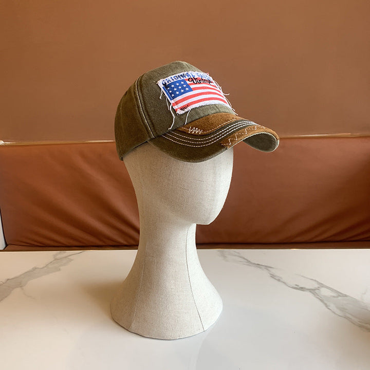 Women's Vintage-Inspired Distressed Baseball Cap Kalsten