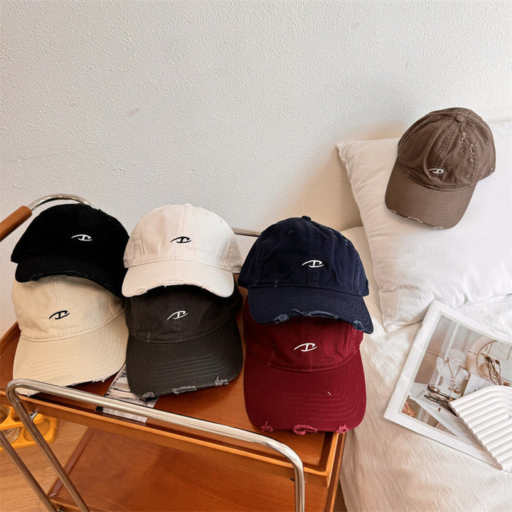 Men's Distressed Cotton Baseball Cap Kalsten