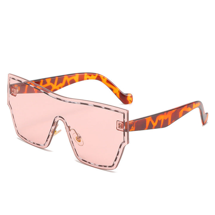 Women futuristic oversized wraparound sunglasses Kalsten