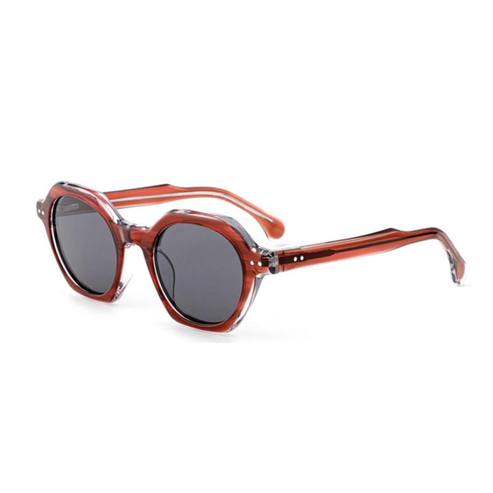 Women's sunglasses in stylish, hexagonal design with sturdy frame and UV protection Kalsten