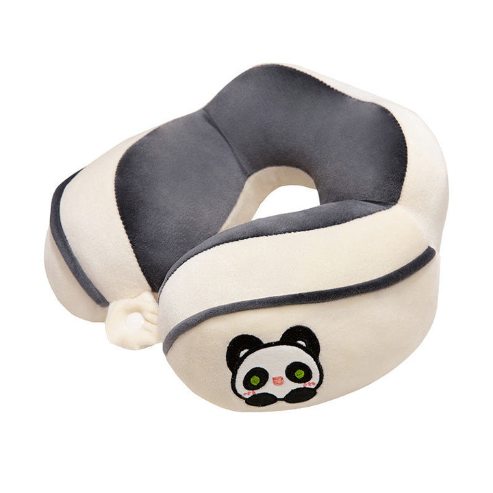 Ergonomic neck pillow with panda motif Kalsten