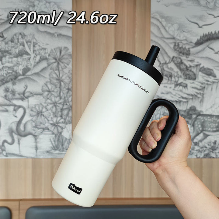 Women insulated drinking container with ergonomic handle Kalsten