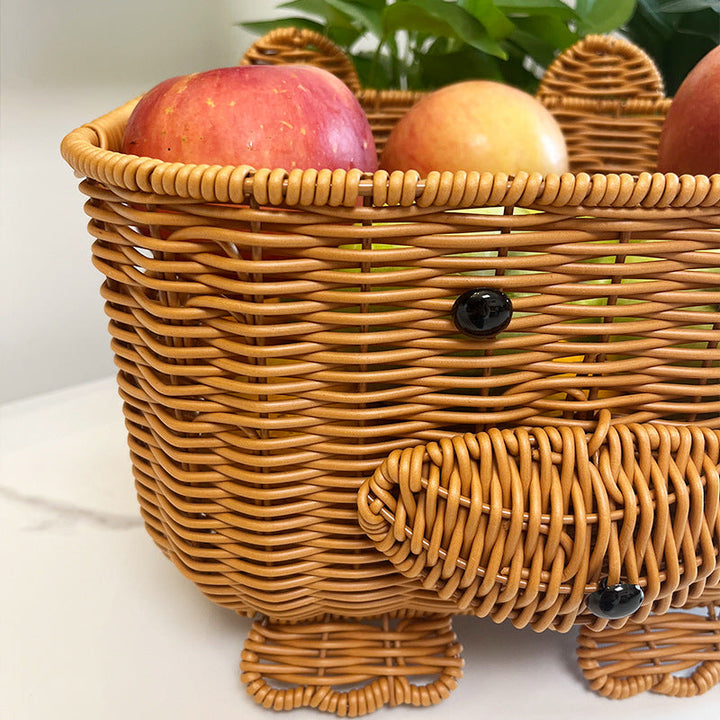 Women's Playful Storage Basket with Ears Kalsten