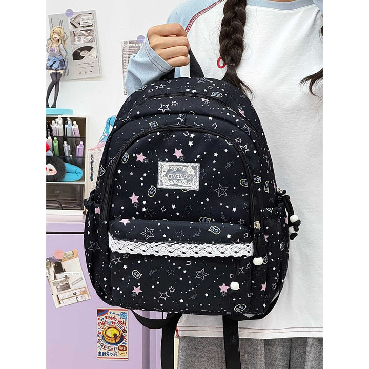 Cartoon-Themed Multi-Pocket Backpack Kalsten
