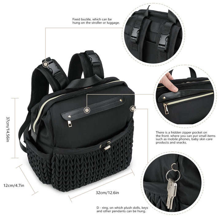 More elegant and spacious wrap backpack Kalsten