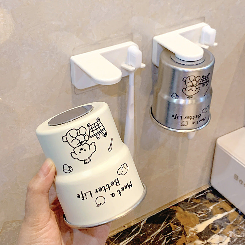 Wall-mounted toothbrush holder made of stainless steel Kalsten